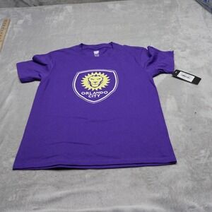 Orlando City SC Shirt Kids Medium 10-12 MLS Purple Torres Facundo #10 $28 NEW